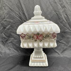 VTG hand painted Westmorland wedding box